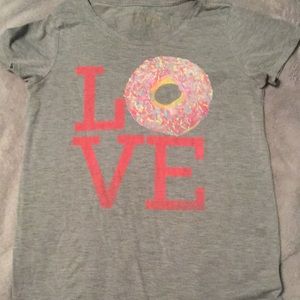 Justice Love donuts shirt